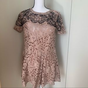 NWT Free People lace swing dress small